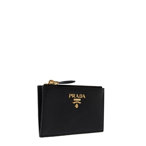 prada card holder women's|prada card holder with zipper.